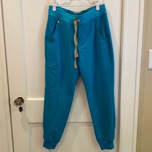 FIGS Zamora Jogger Scrub Pants in Teal